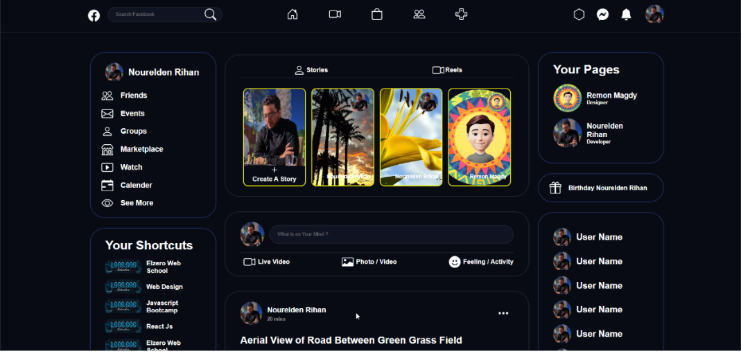 Stylized Facebook